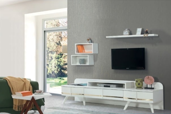modern beyaz tv ünitesi tasarımları isa duran mobilya