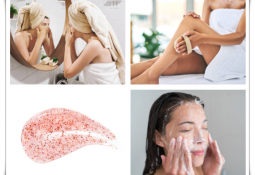 duşta vücut peelingi