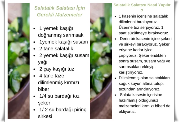asya usulü salatalık salatası