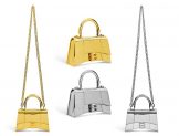 Balenciaga’nın Hourglass Xs Metal Çantalarını Gördünüz mü ?