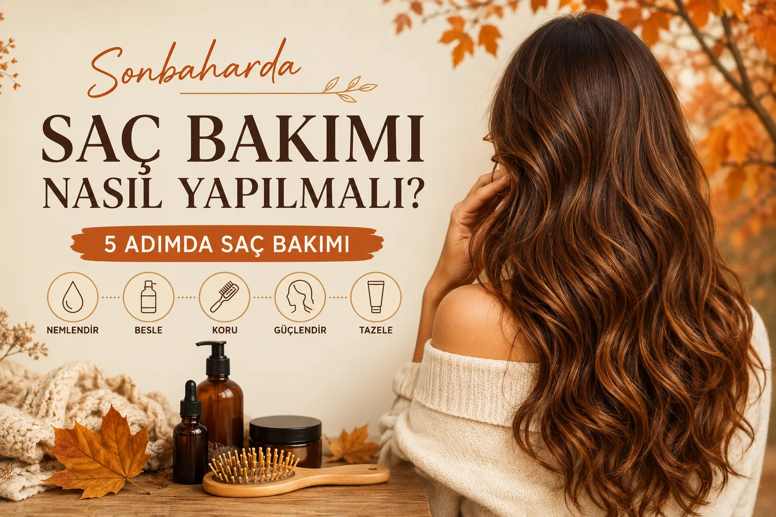 Sonbaharda Saç Bakımı Nasıl Yapılmalı? 5 Adımda Saç Bakımı