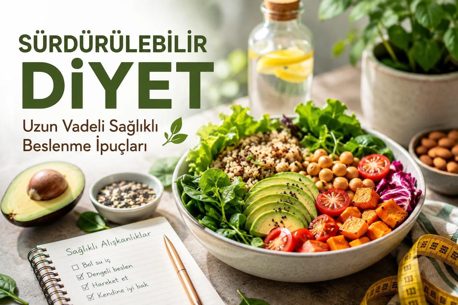 Sürdürülebilir Diyet: Uzun Vadeli Sağlıklı Beslenme İpuçları