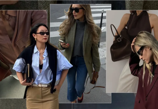 2024 sonbahar moda trendleri – kahverengi, haki ve bej tonlarında şık ve sofistike kombin önerileri.