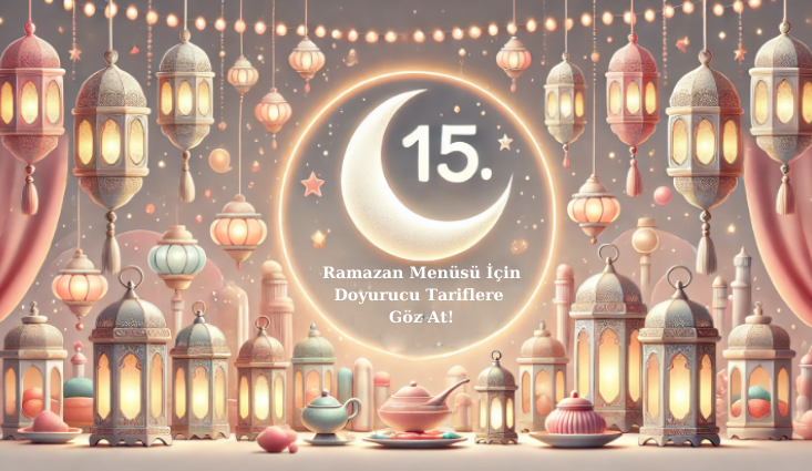 15.Ramazan menüsünde yer alan iftar ve sahur tarifleri.